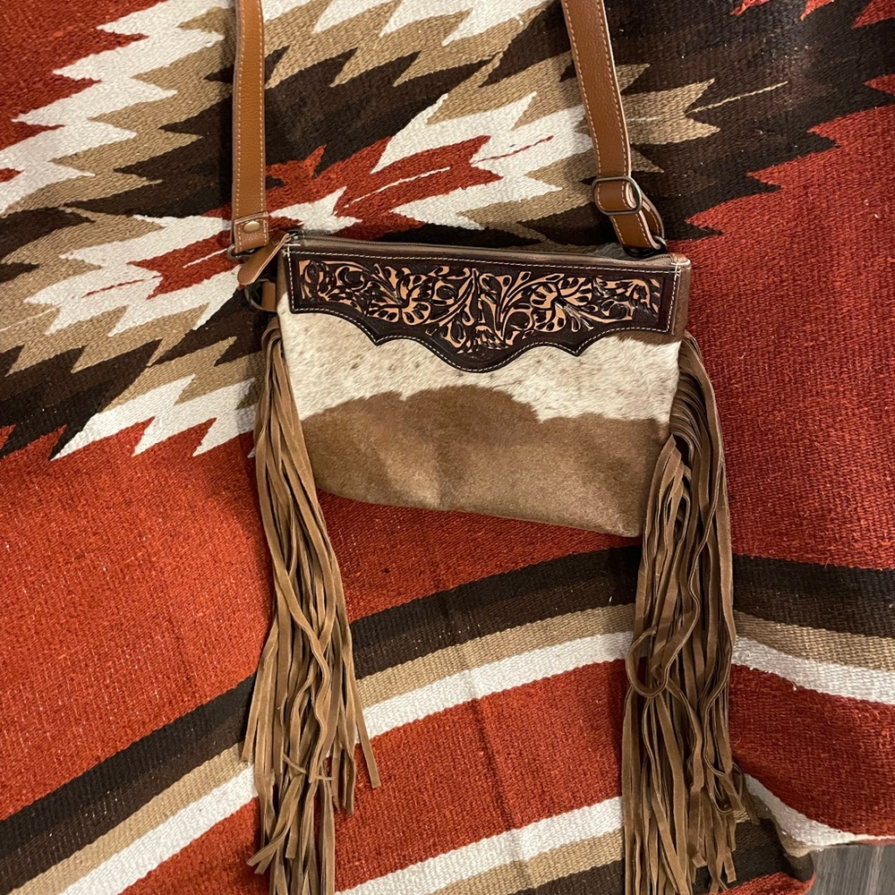 Cowhide Myra Bag Crossbody